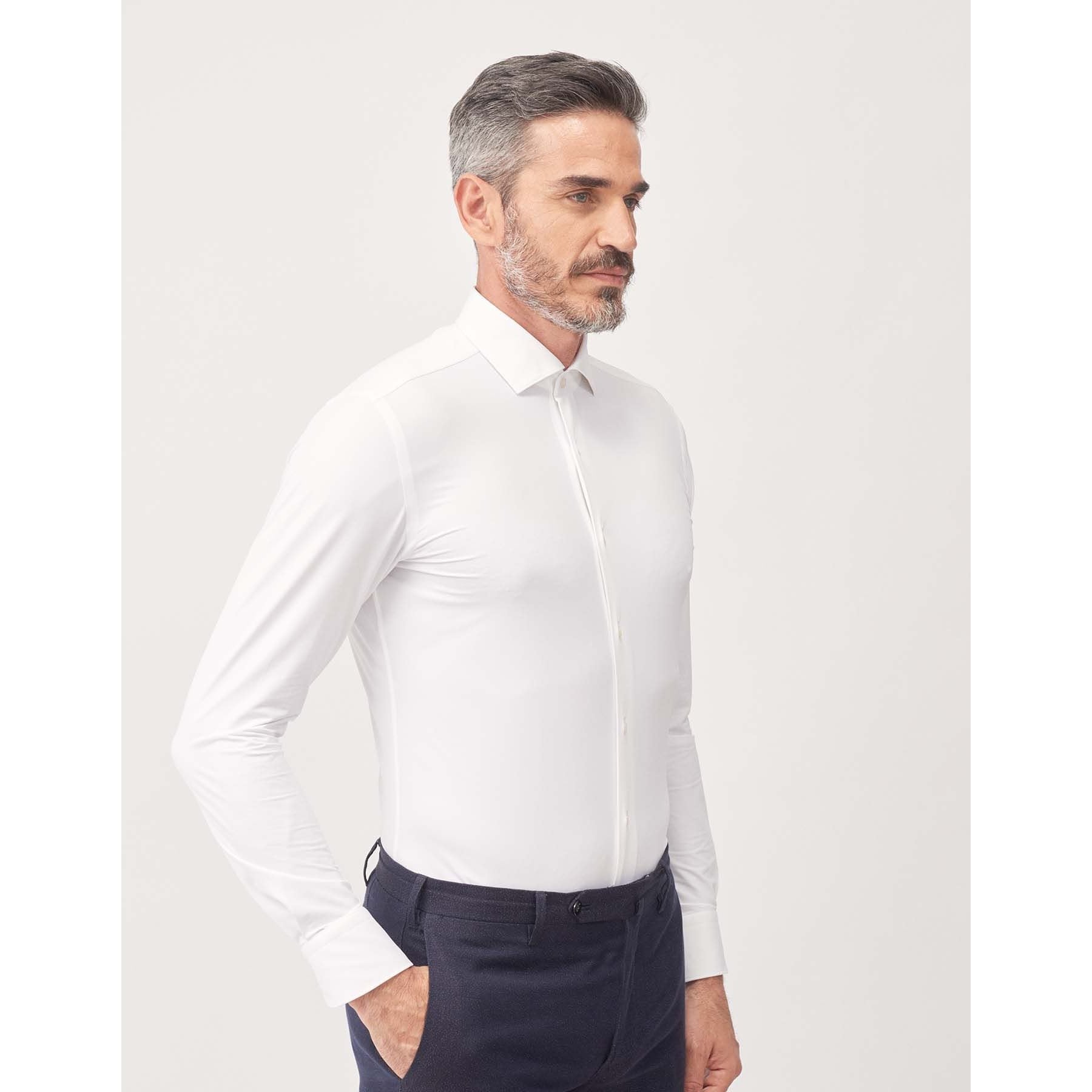 Slim Fit Active Shirt White