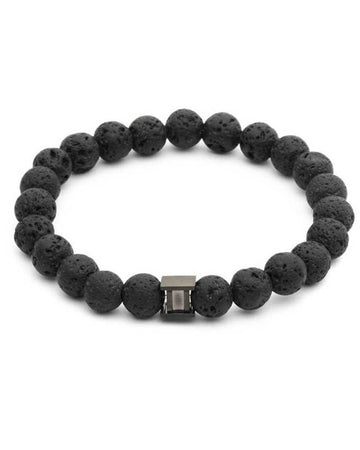 Black Lava Stone Bracelet