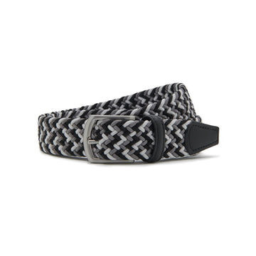 Black White Grey Tubular Woven