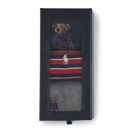 GB AMERICANA BEAR SOCK-GIFT BO