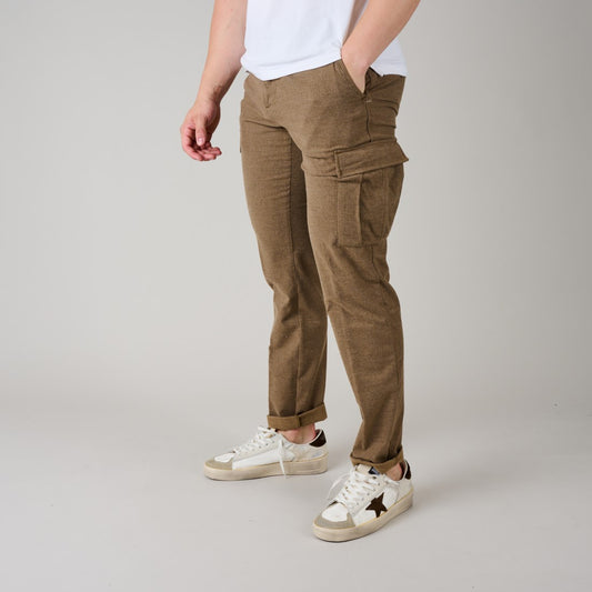 Camel Chine Cargo Slim Fit
