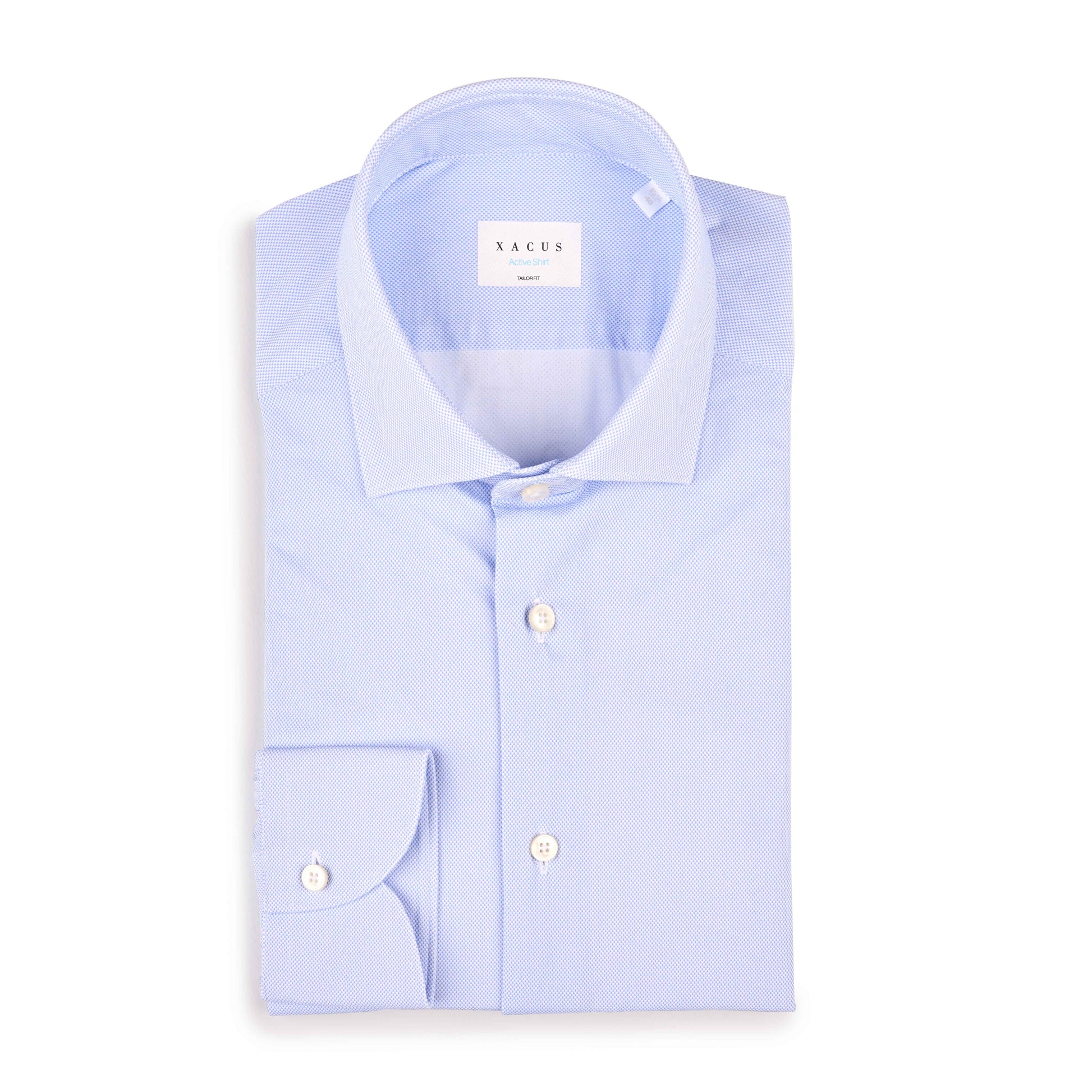 Blauw Puntje Active Shirt Tail