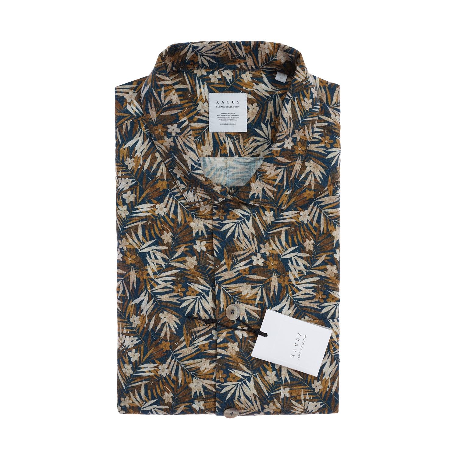 Beige Blue flowerprint