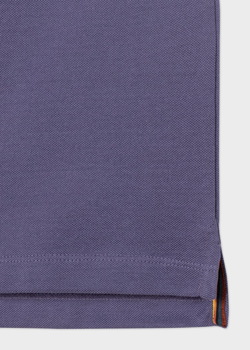 Washed Purple Plaquet polo