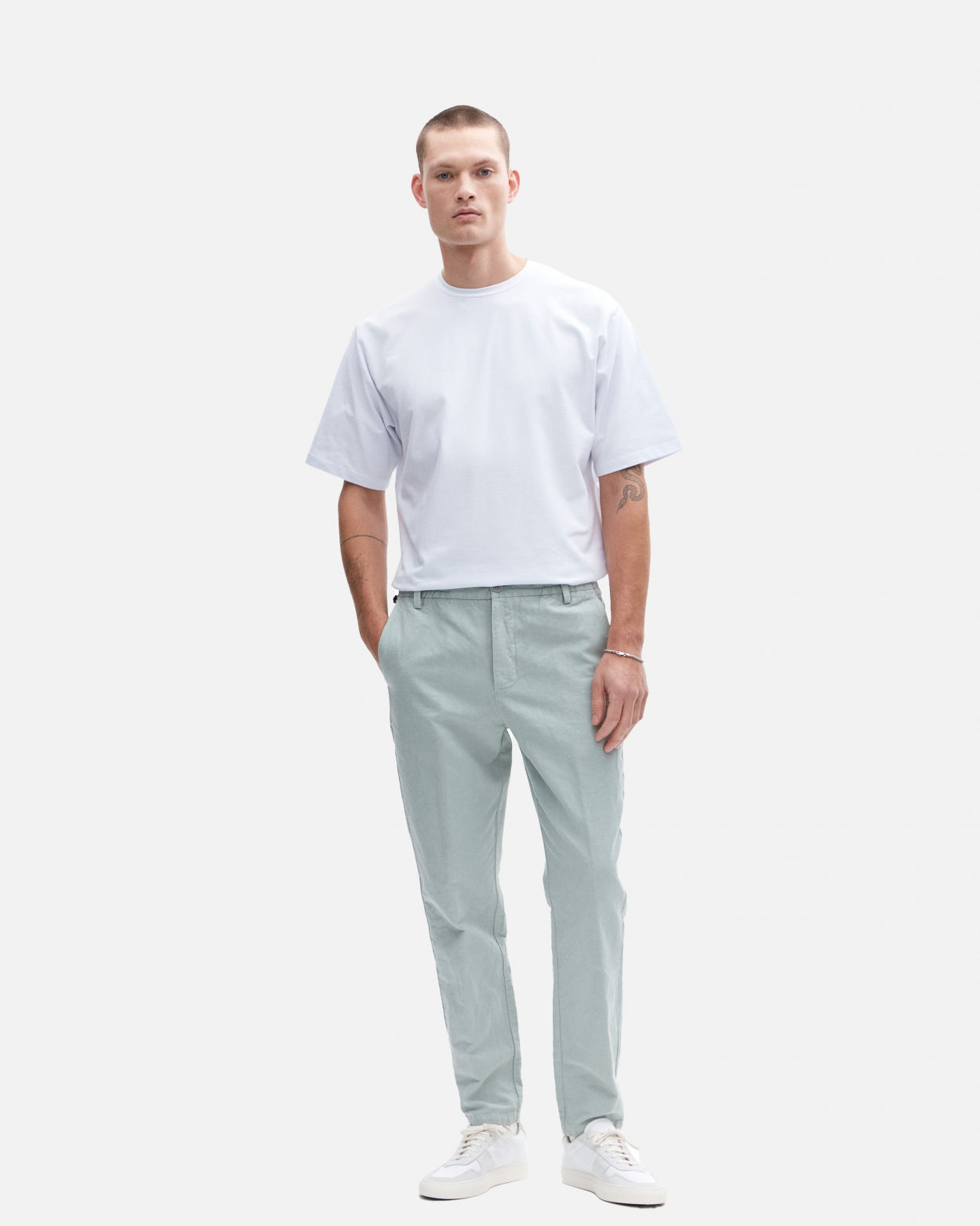 Light green Linnne Cotton Comf