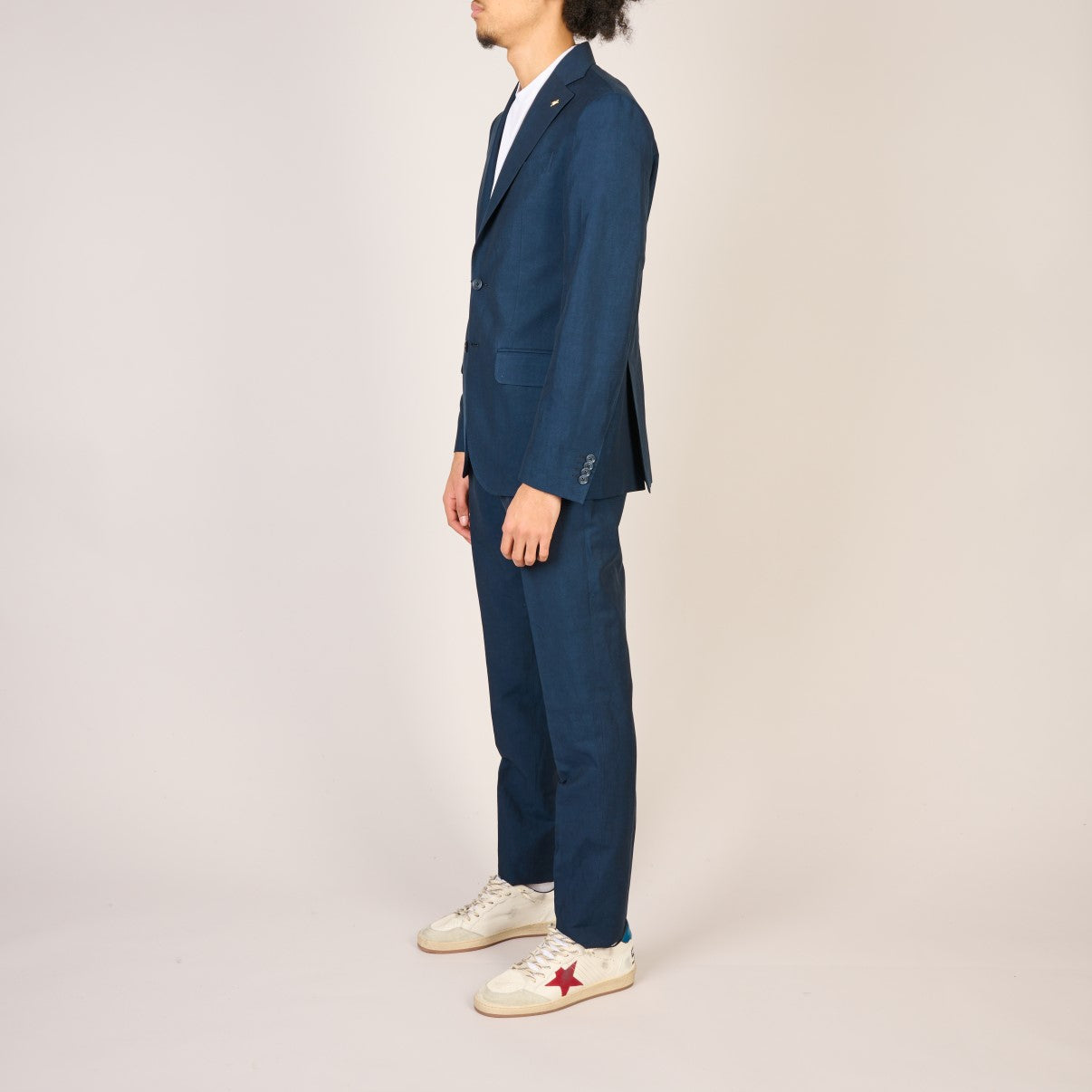 Slim Fit Wool Suit Navy
