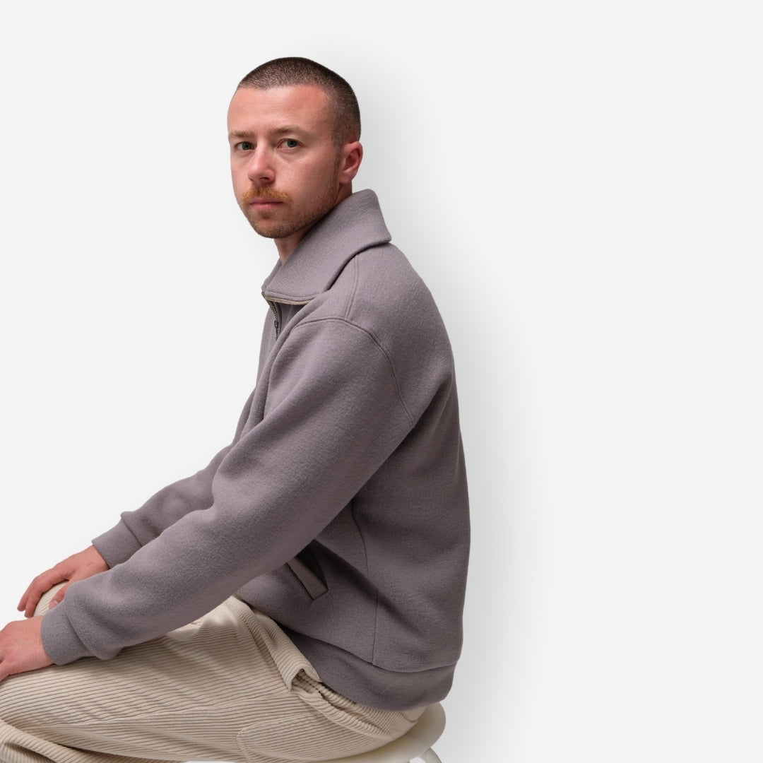 Sweater Alon - Lanoso - Pietra