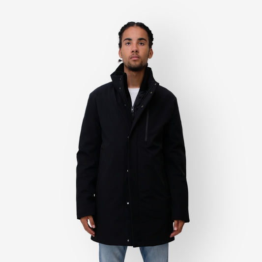 PADDED DOWN COAT WITH HIDDEN H