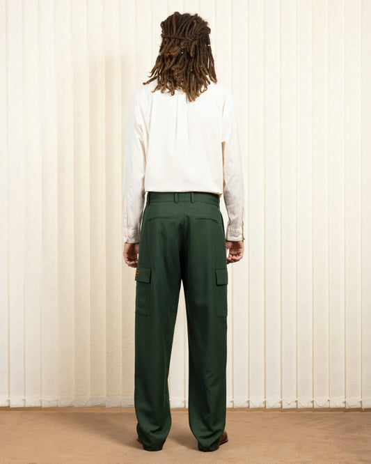 Cargo Laine Wool Blend Trouser