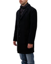 Checkered Wool Jacket Navy Blue