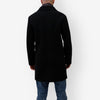 Checkered Wool Jacket Navy Blue