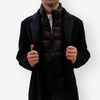 Checkered Wool Jacket Navy Blue