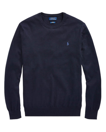 Slim Fit Cotton Pullover Hunter Navy