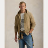 Loopback Fleece Full Zip Hoodie Desert Khaki
