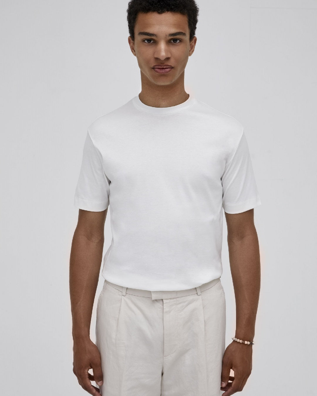 Interlock Supima T-shirt Off White