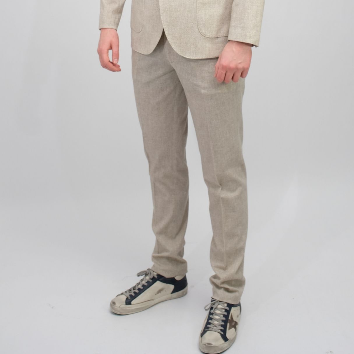 Chino Piquet Stone