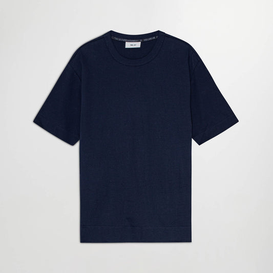 Pedro Cotton T-shirt Navy Blue