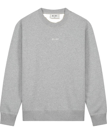 Block Cotton Sweater Grey