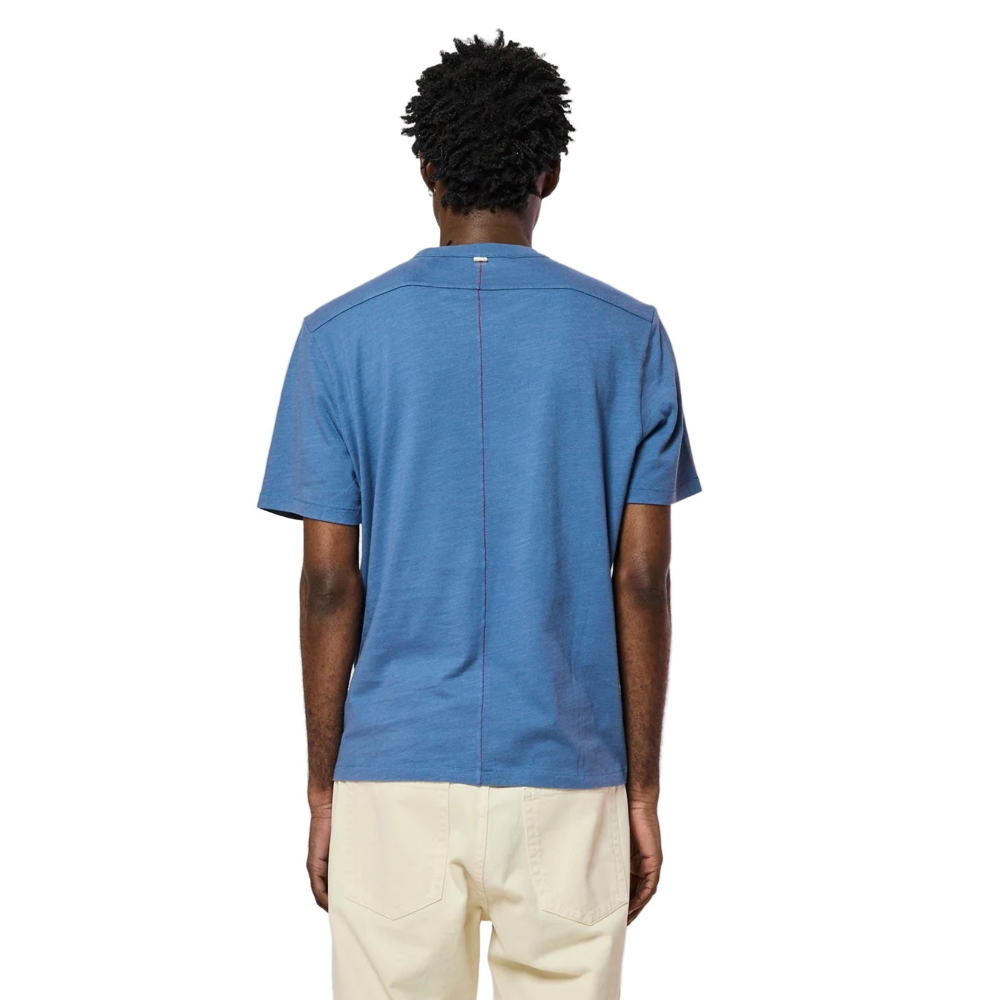 Rodger Cotton T-shirt Blue Lak