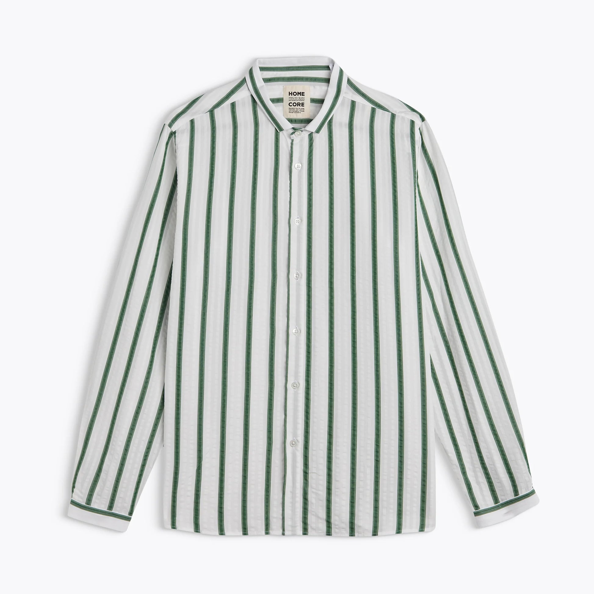 Pala Tencel Shirt Green Stripe
