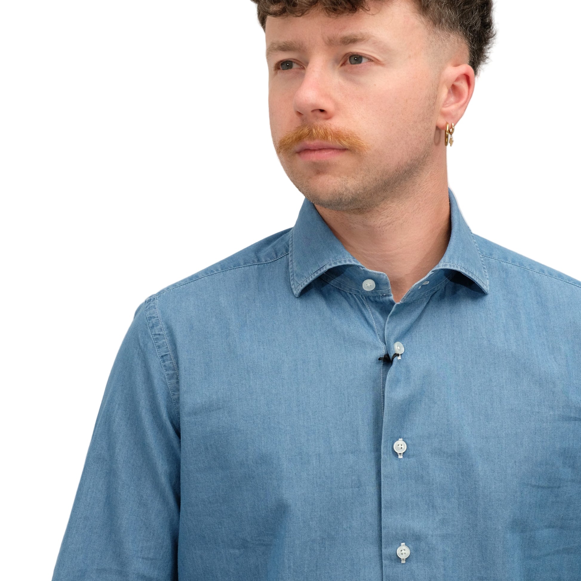 Denim Shirt Washed Jeans