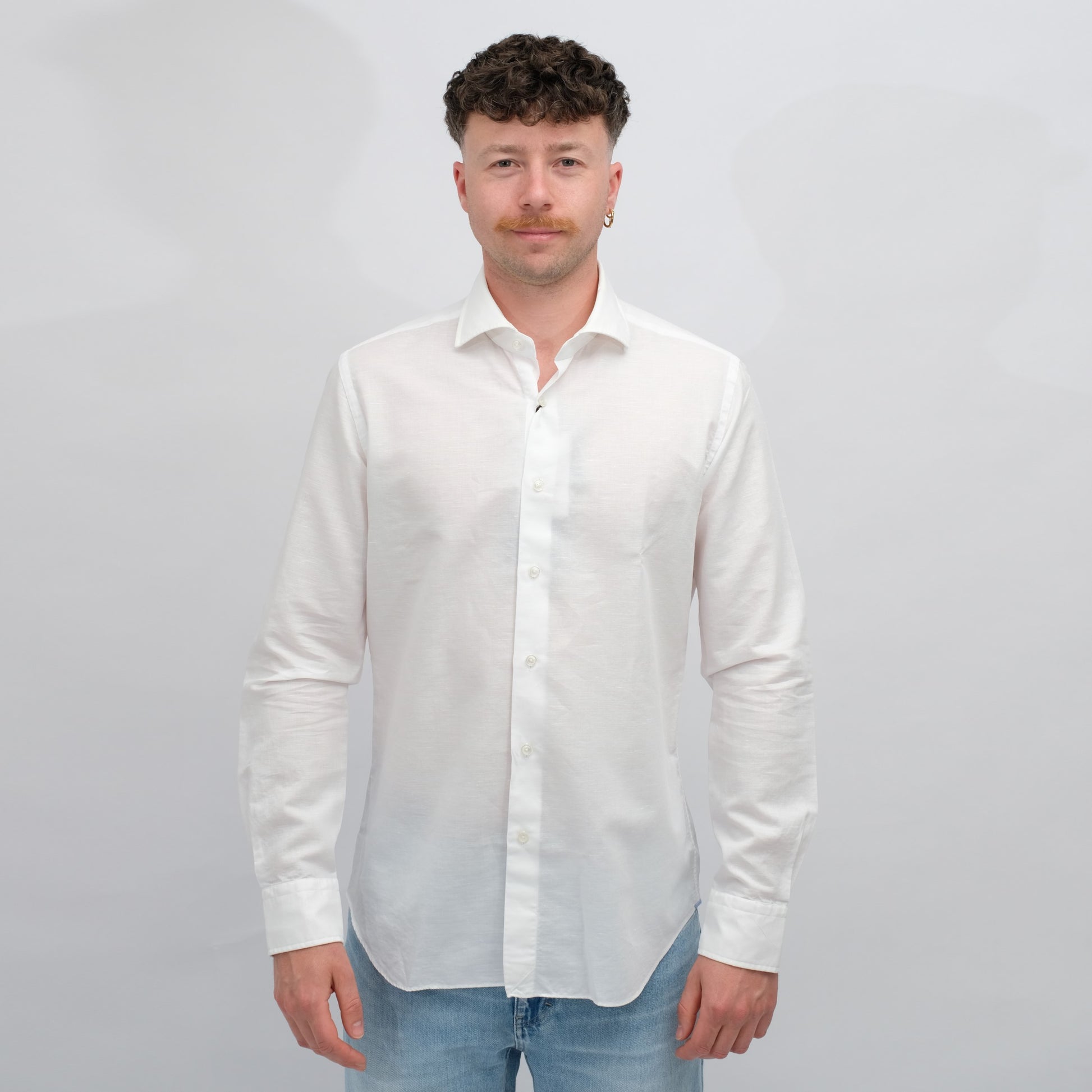 Cotton Linen Blend Regular Fit