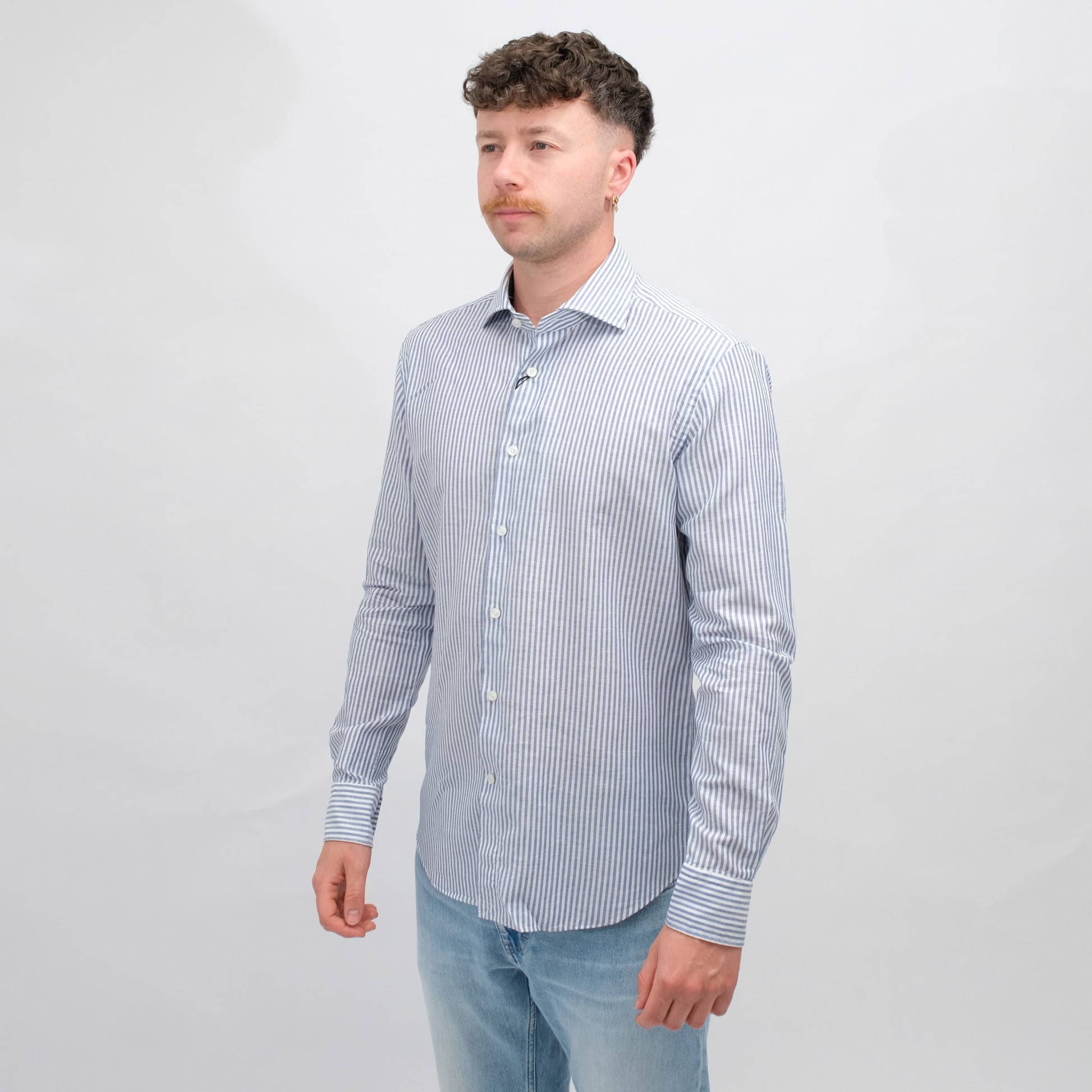 Cotton Linen Blend Regular Fit