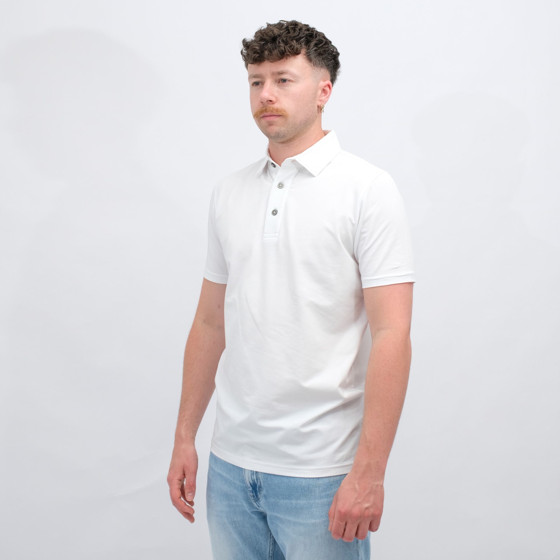 Jersey Polo White