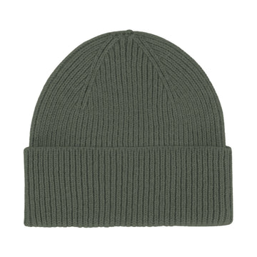Merino Wool Beanie Dusty Olive