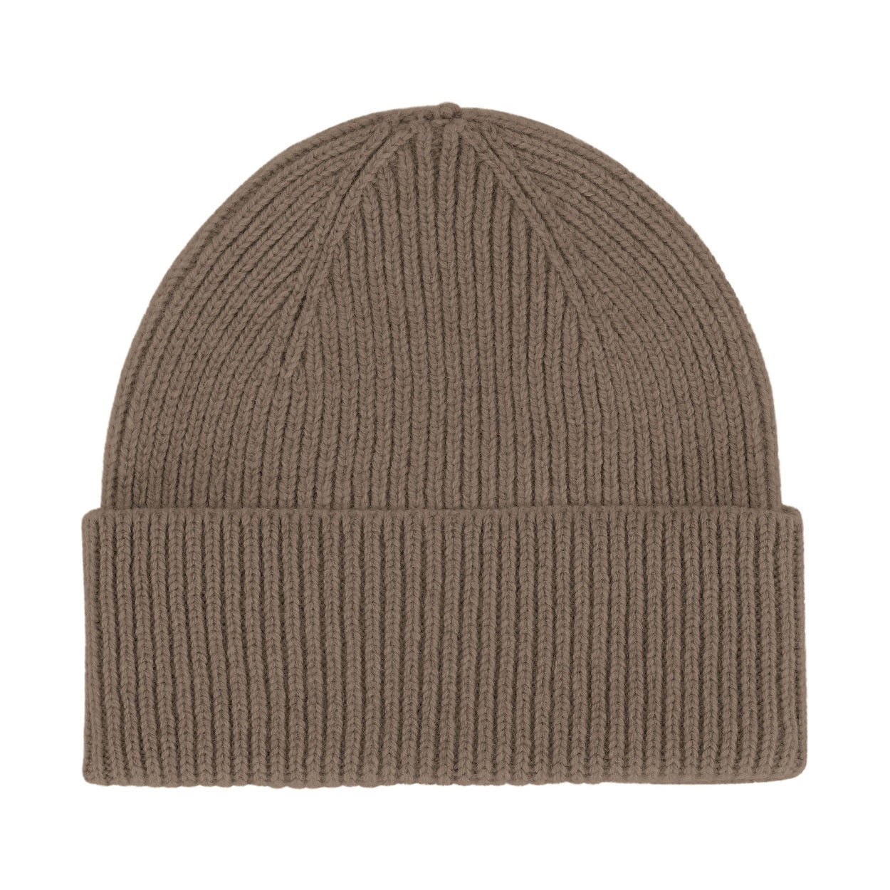 Merino Wool Beanie Warm Taupe