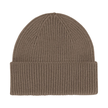 Merino Wool Beanie Warm Taupe