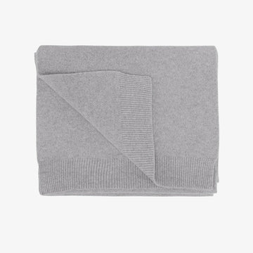 Merino Wool Scarf Heather Grey