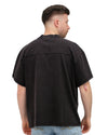 Staff Boxy T-shirt Washed Blac