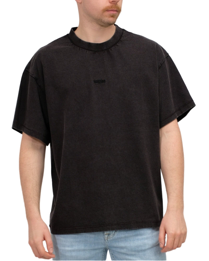 Staff Boxy T-shirt Washed Blac