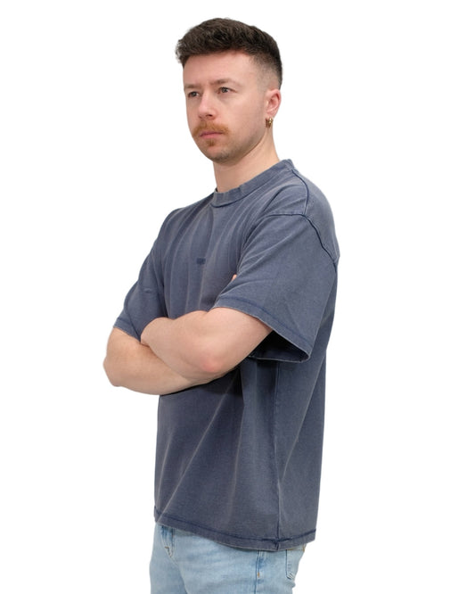 Staff Boxy T-shirt Dark Denim