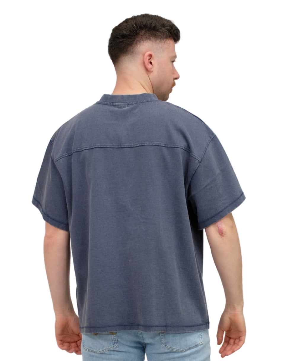 Staff Boxy T-shirt Dark Denim
