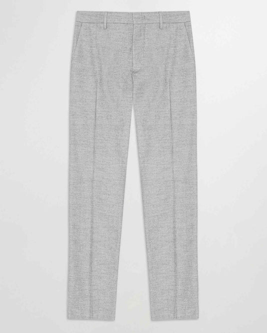 Light Grey Melange Regular Fit