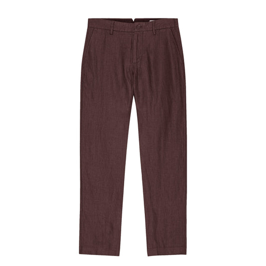 Theo Linen Trousers Coffee
