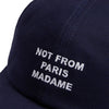 Le Casquette Slogan Navy