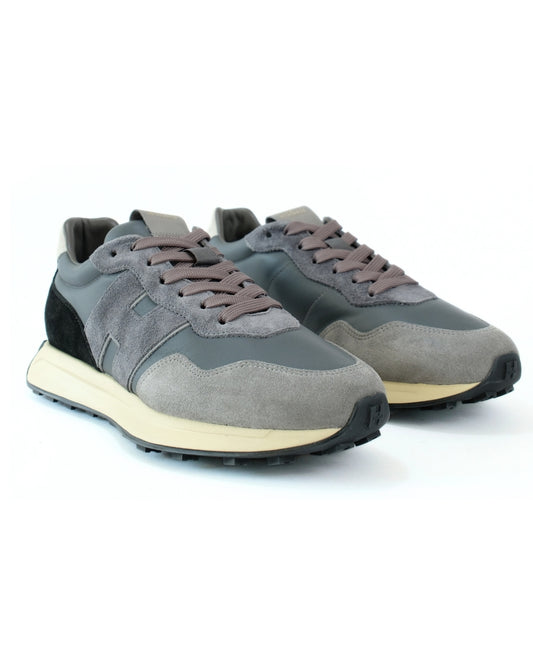 Grey H601 Allacciato H Patch Sneaker