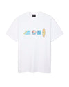 Reg Fit T-shirt Stickers White