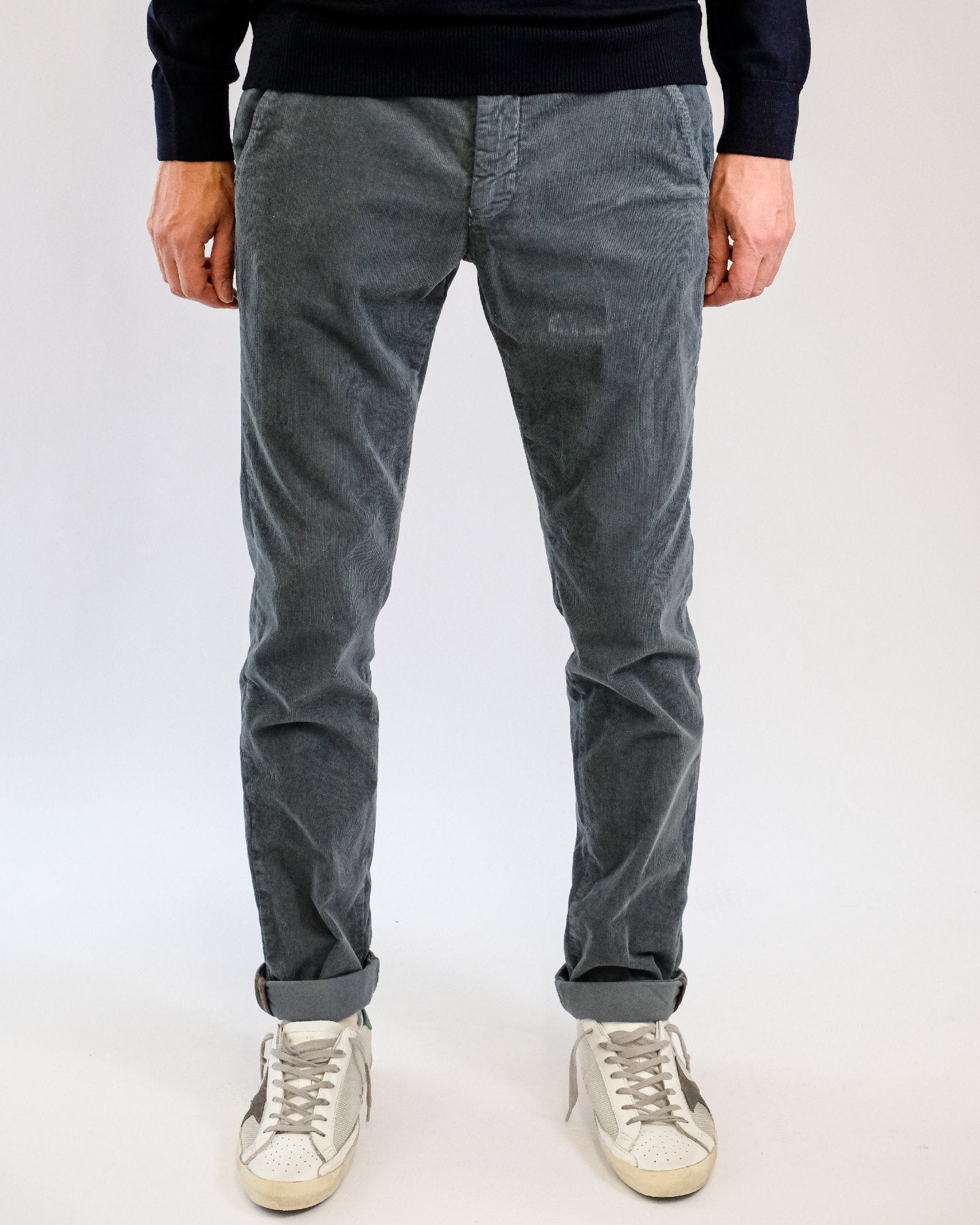 Greasy Blue Torino Oxford Wash