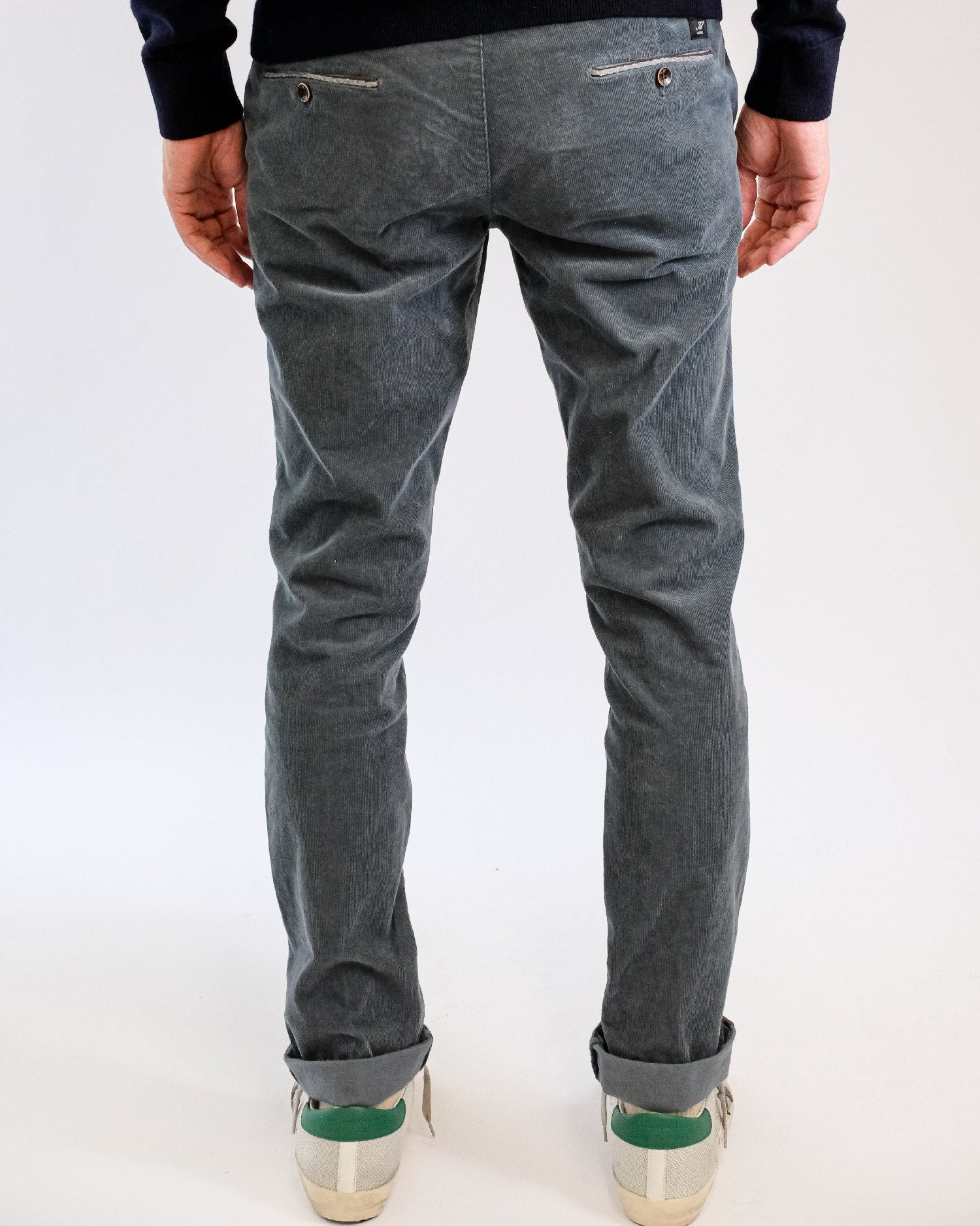 Greasy Blue Torino Oxford Wash