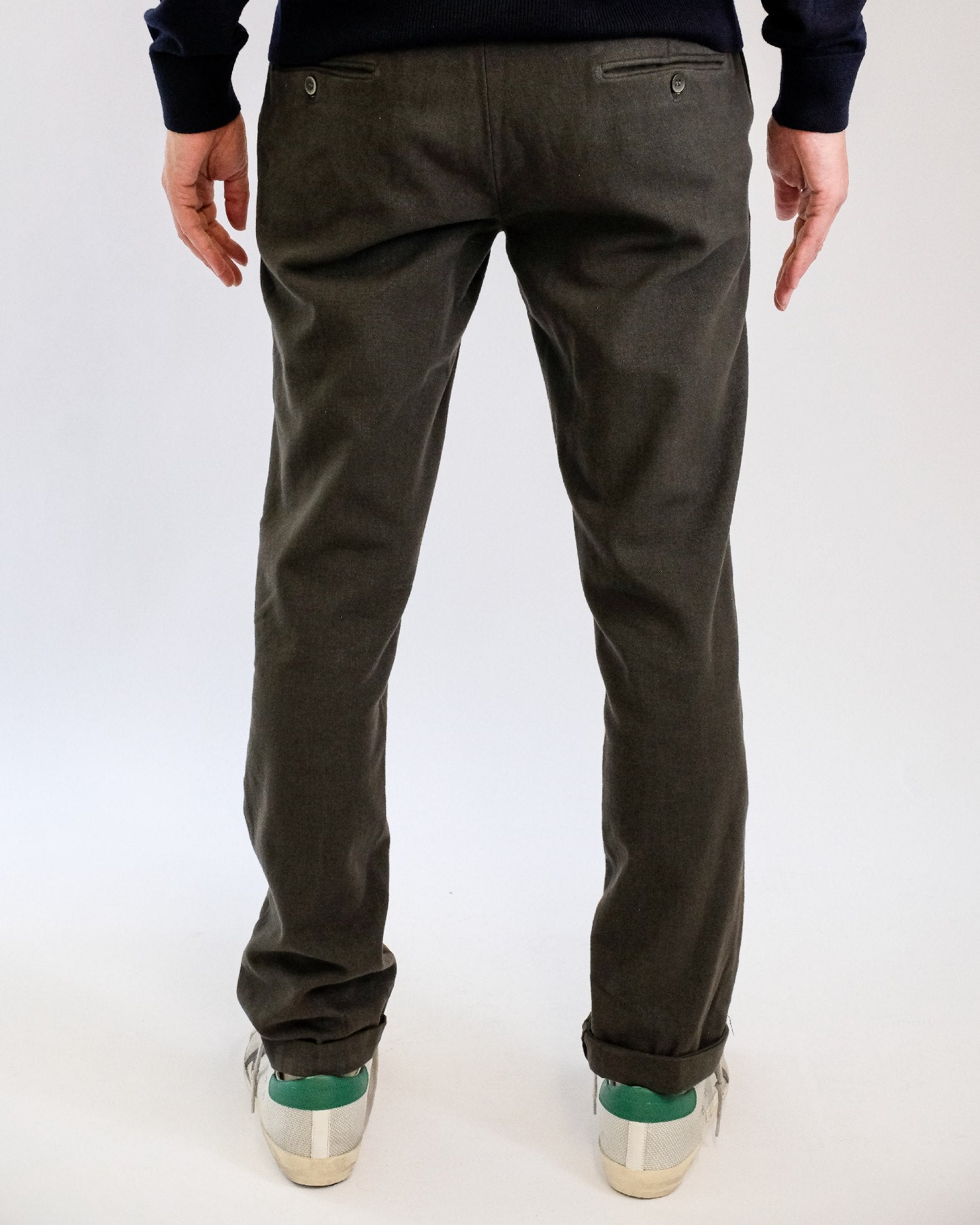 Dark Brown Torino Thin Check R