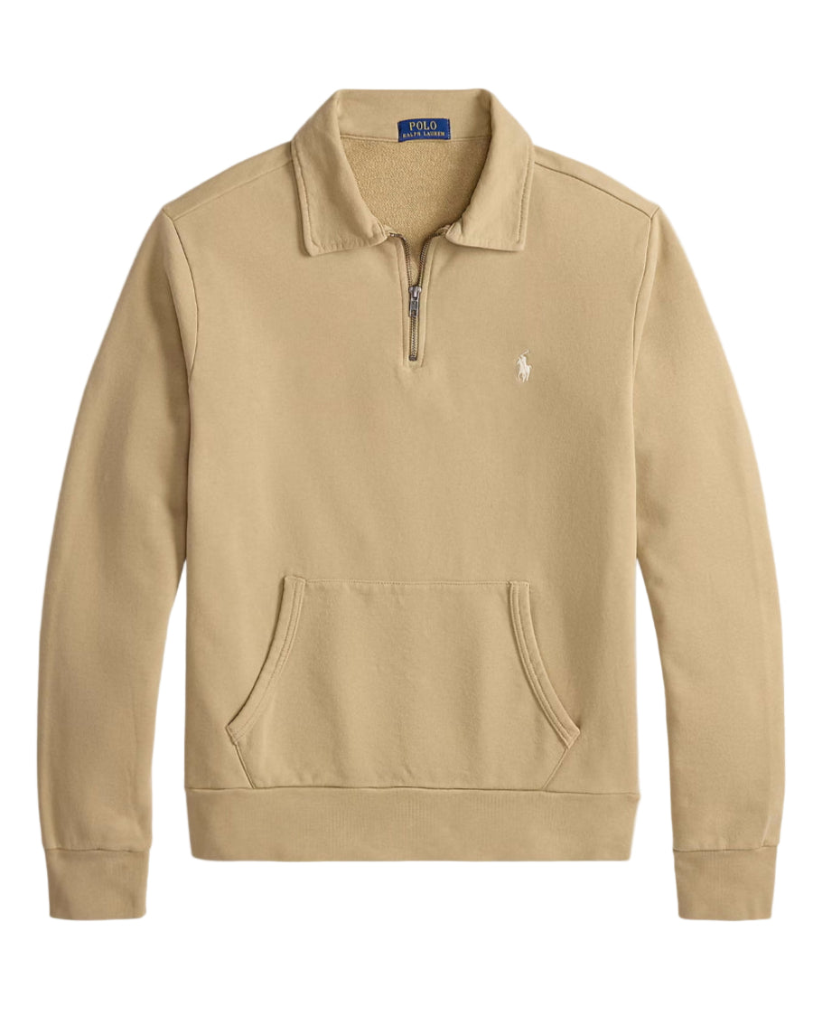 Loopback Terry Sweater Khaki