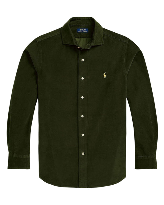 Estate Olive Corduroy Shirt