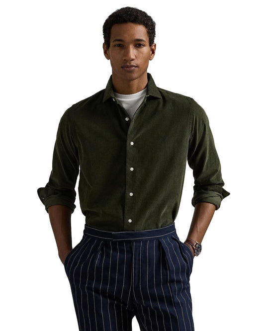 Estate Olive Corduroy Shirt