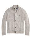 Grey Marl Wool Cardigan