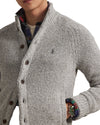 Grey Marl Wool Cardigan