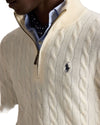 Andover Cream Wool Blend Pullo